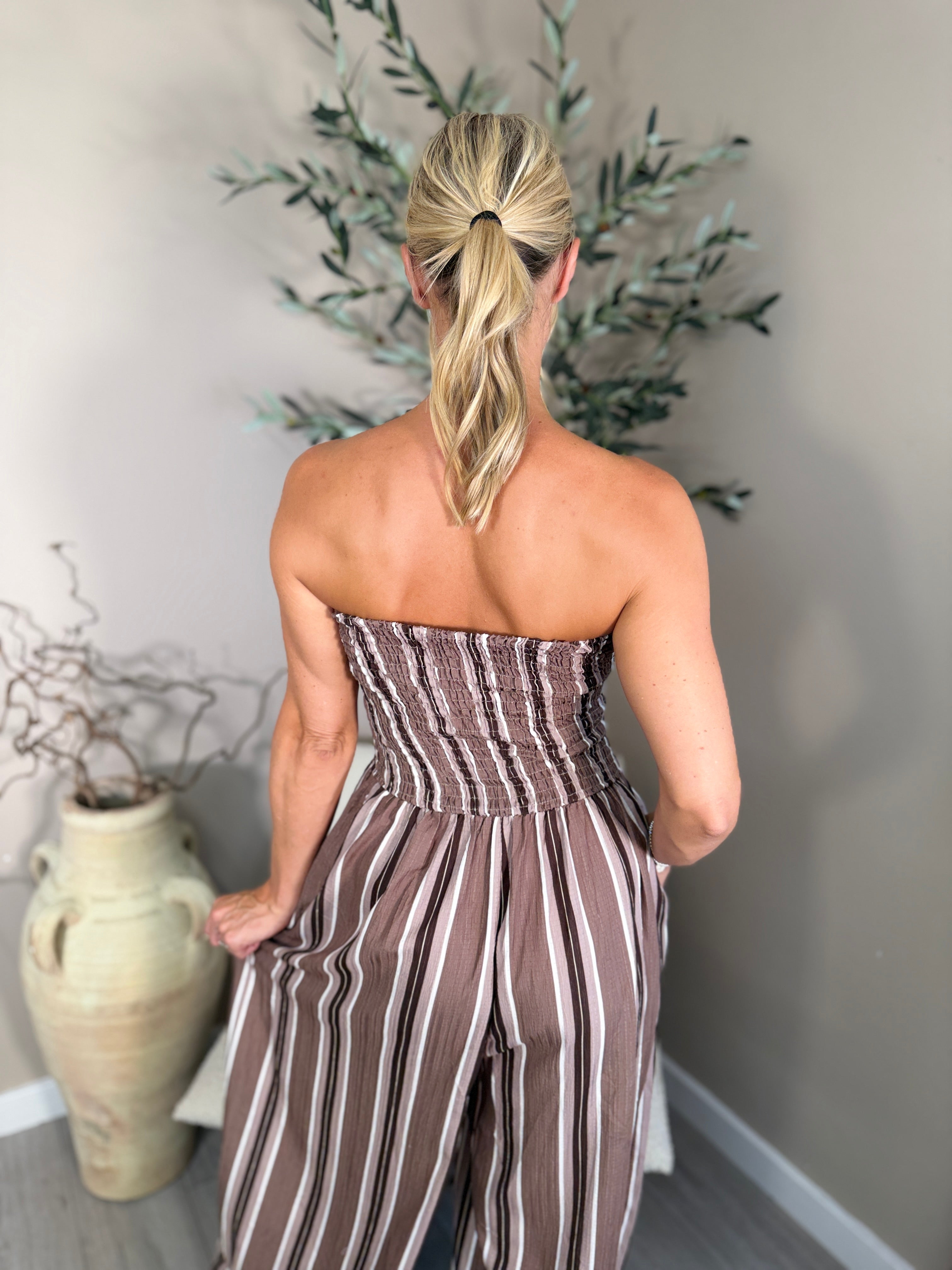 Hamptons Stripe Jumpsuit
