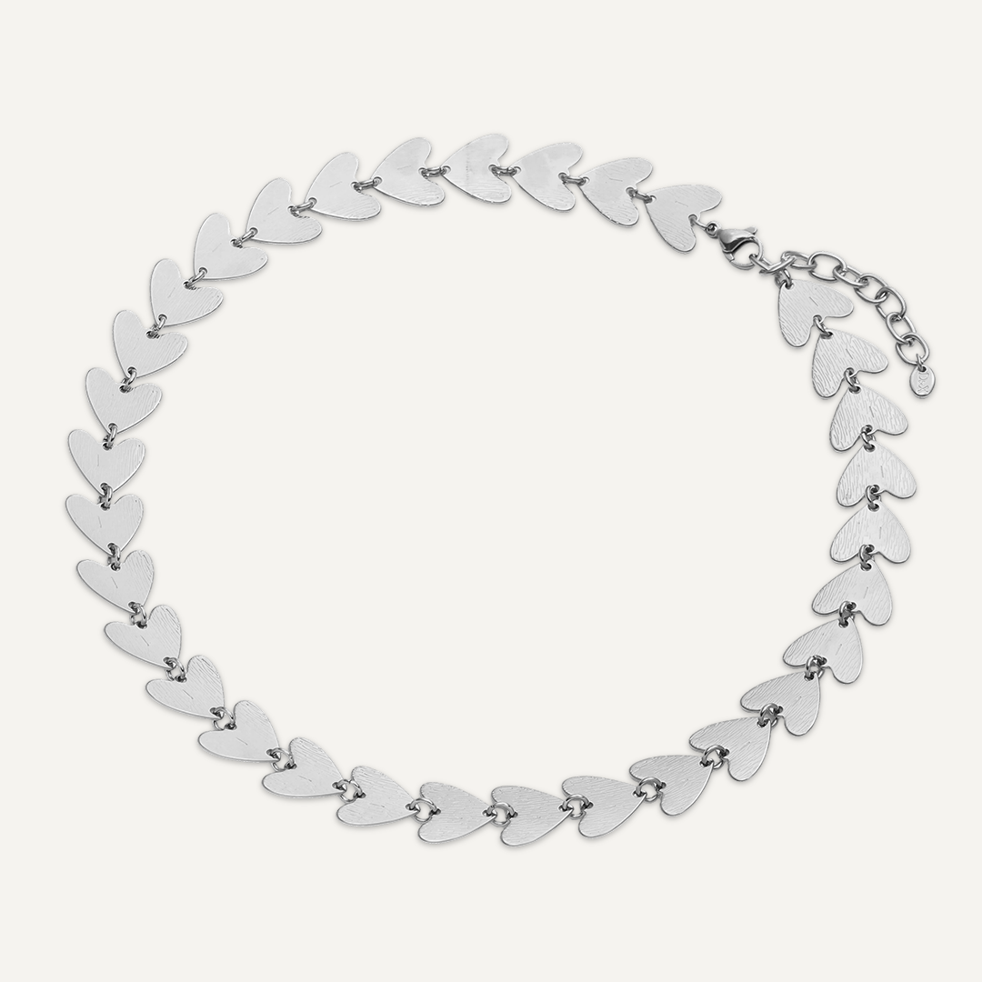 Vibes Tiff Heart Necklace
