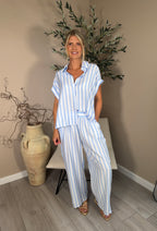 Hamptons Stripe Trouser Set