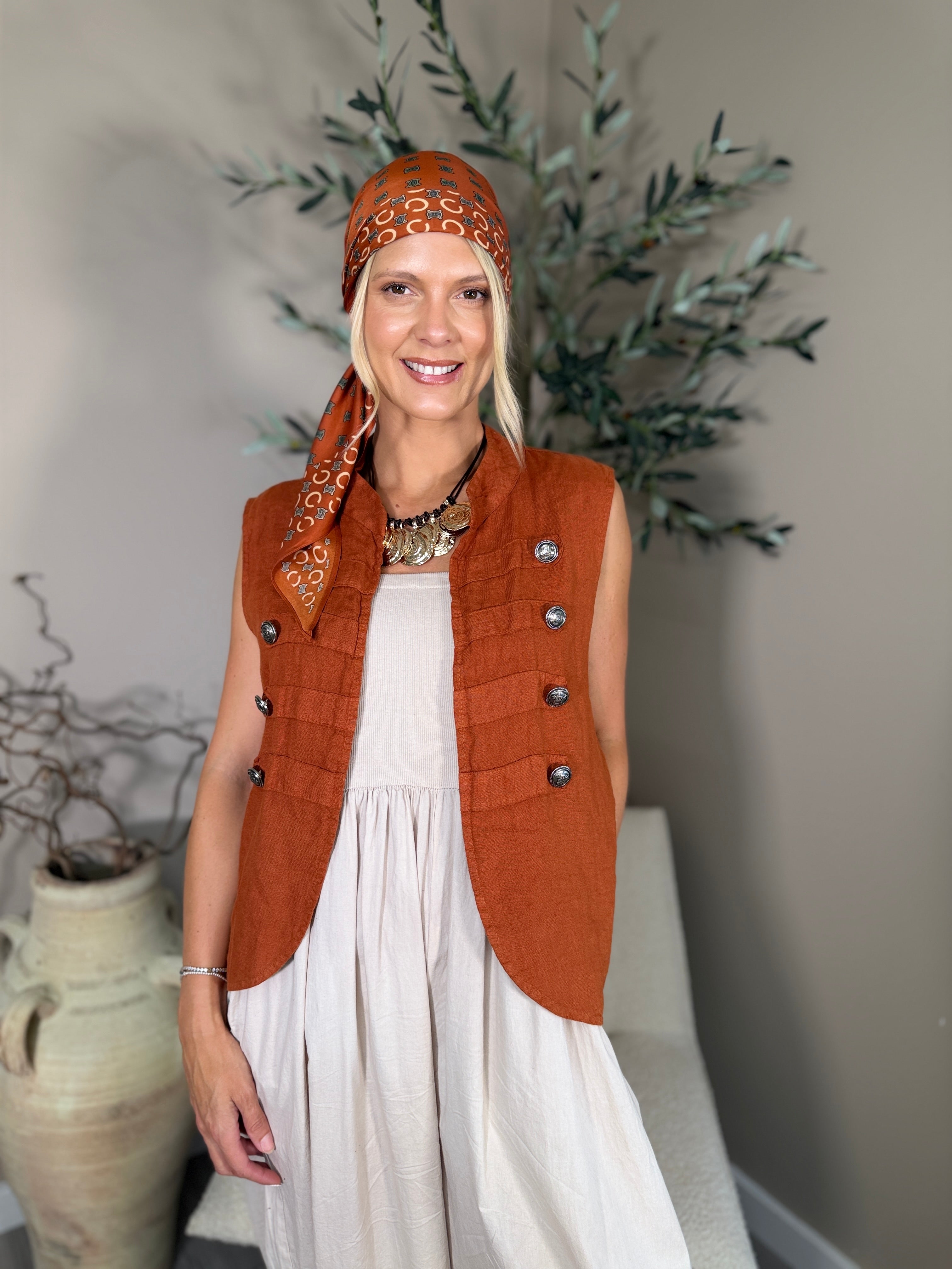 Roma Military Waistcoat