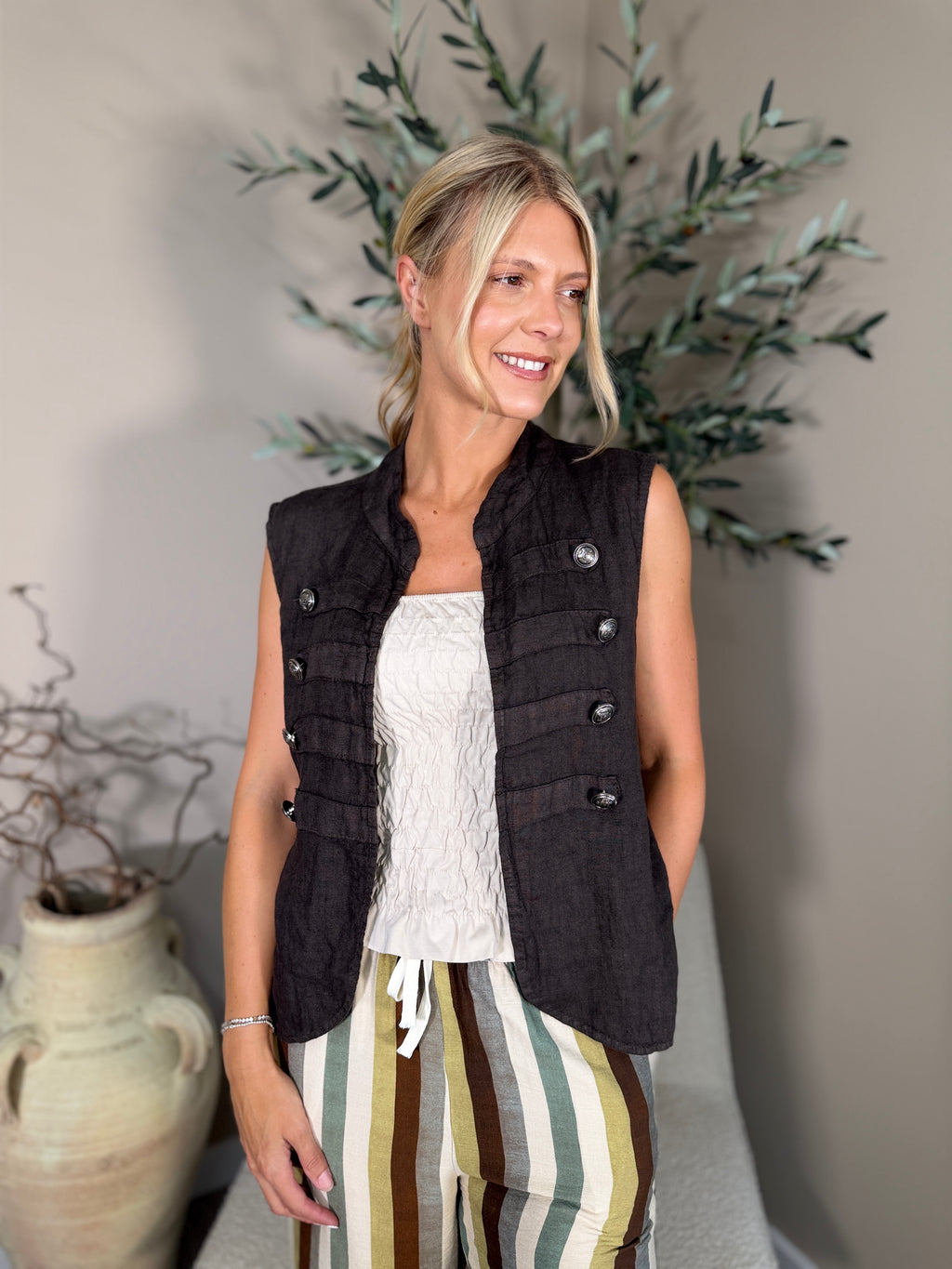 Roma Military Waistcoat