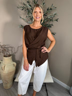 Seville Tie Front Top