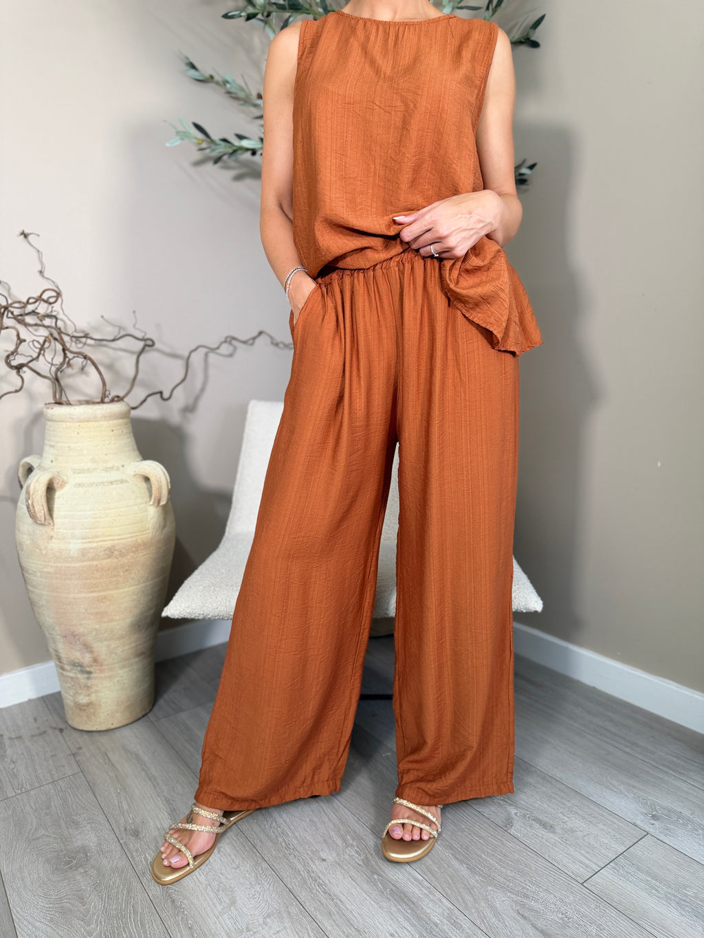 Monaco Wide Leg Trousers