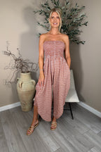 The Meadow Gingham Jumpsuit