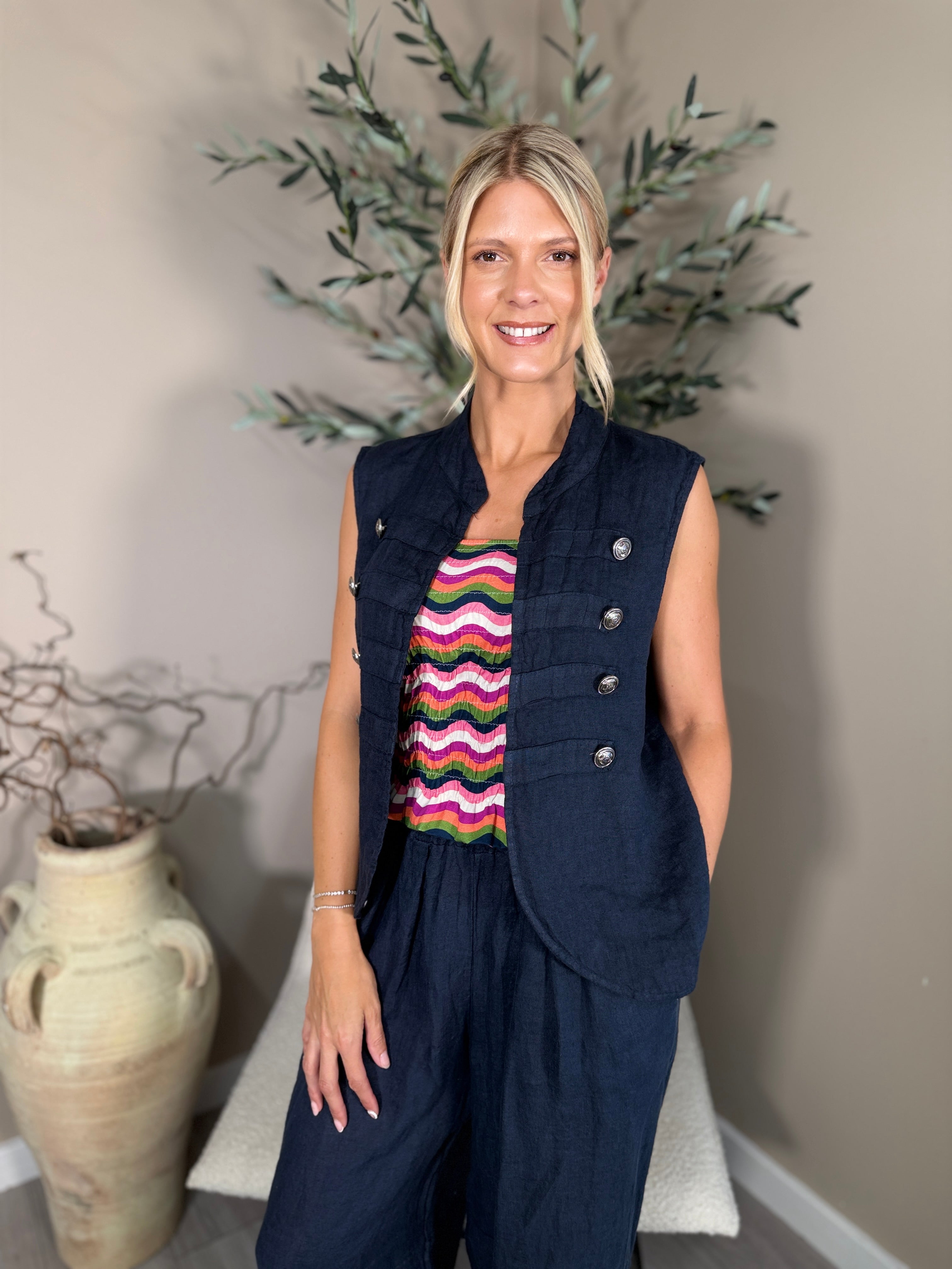 Roma Military Waistcoat