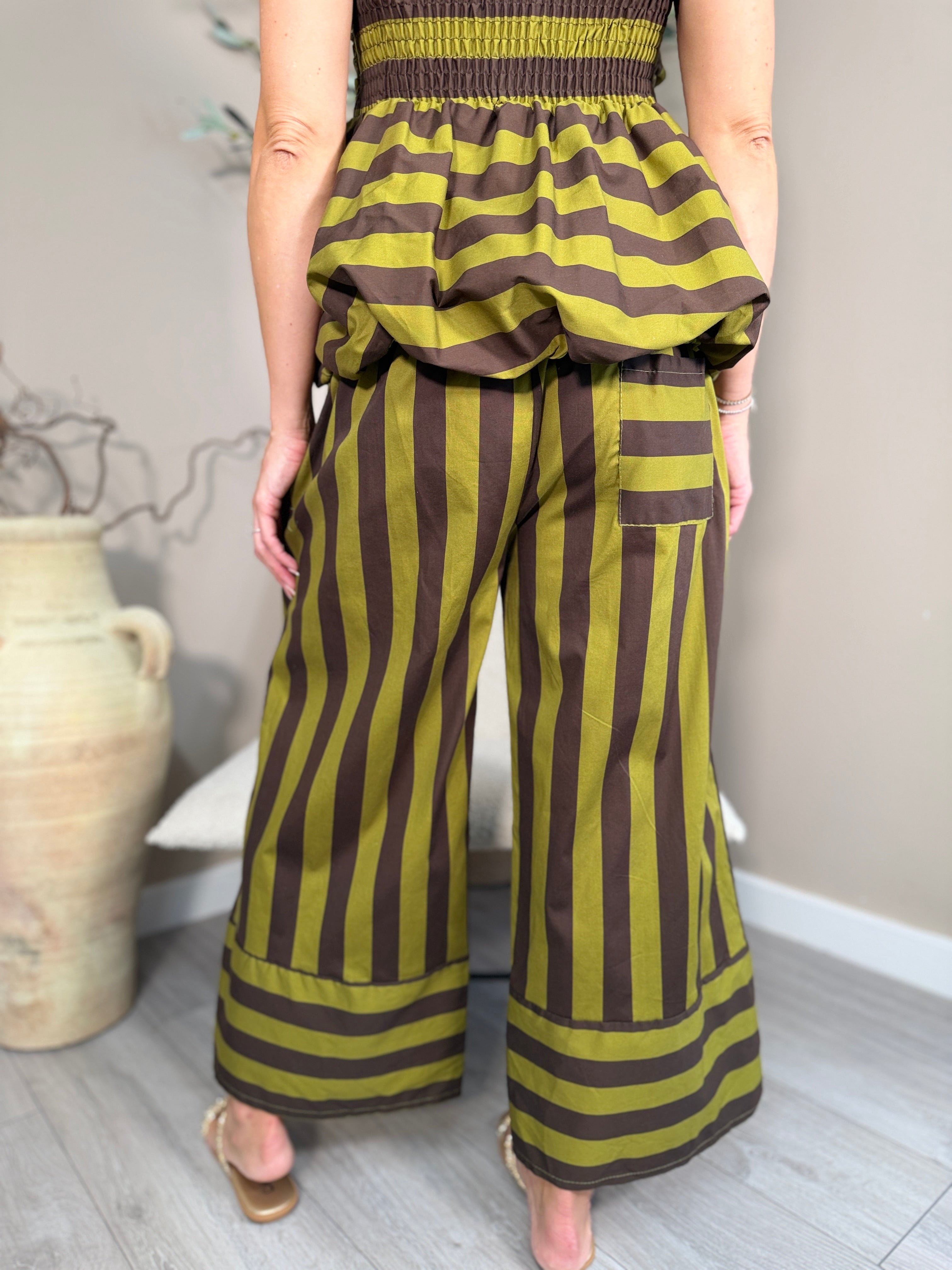 Dubai Stripe Trousers