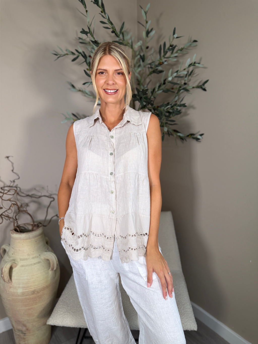 Roma Tiered Top