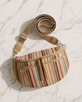 Raffia Slouch Pouch