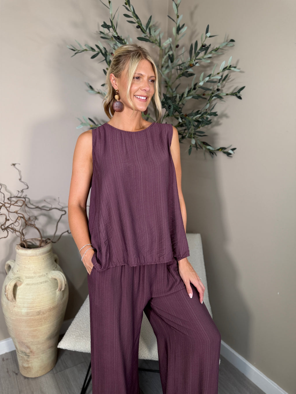 Monaco Wide Leg Trousers