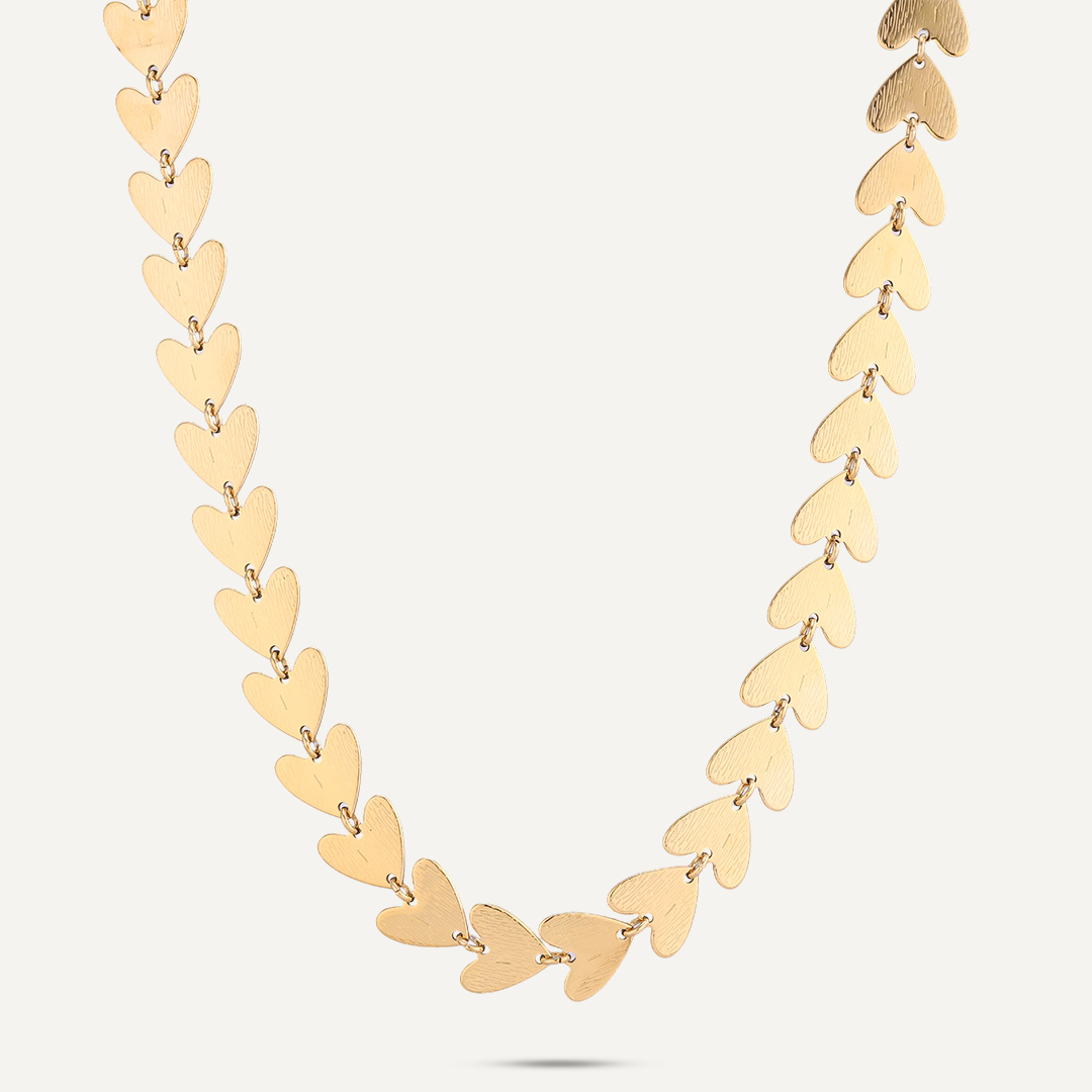Vibes Tiff Heart Necklace