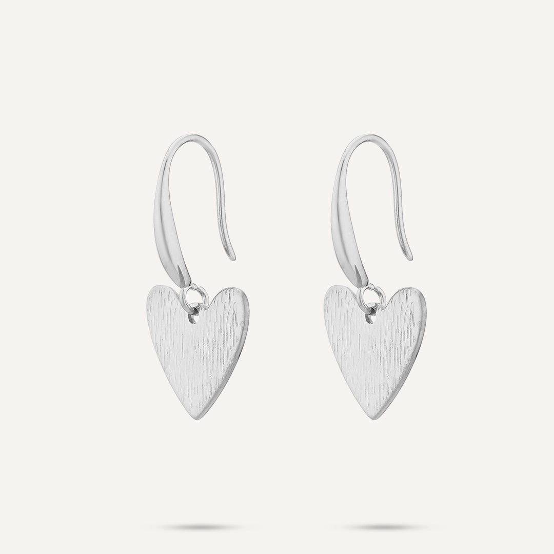 Vibes Tiff Heart Earrings