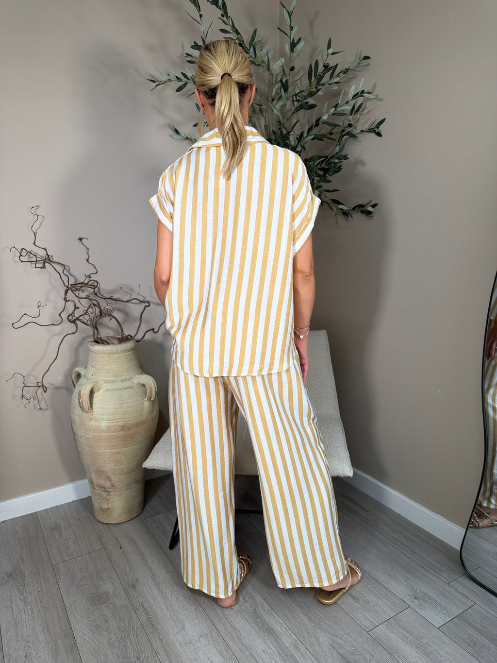 Hamptons Stripe Trouser Set