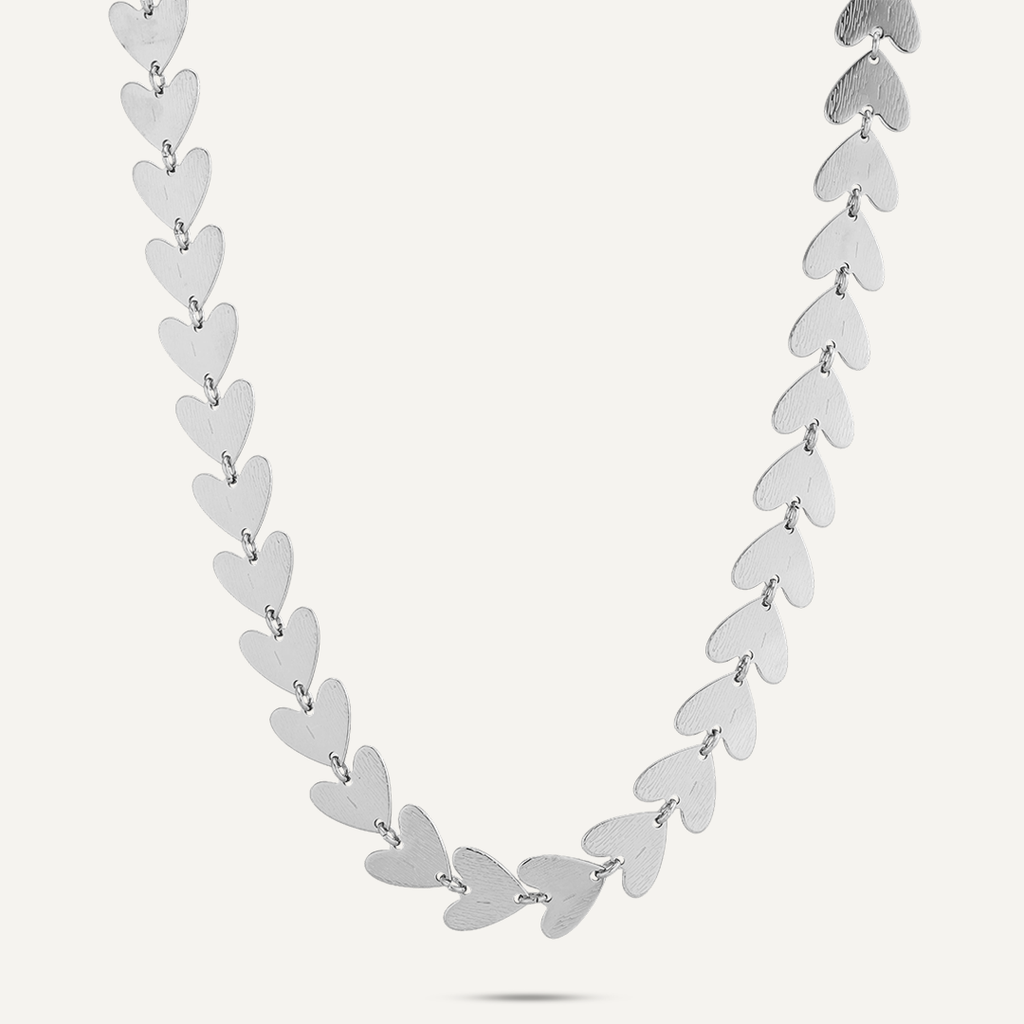 Vibes Tiff Heart Necklace