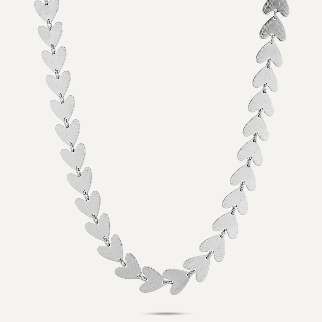 Vibes Tiff Heart Necklace
