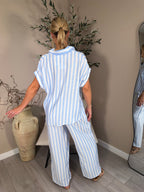 Hamptons Stripe Trouser Set