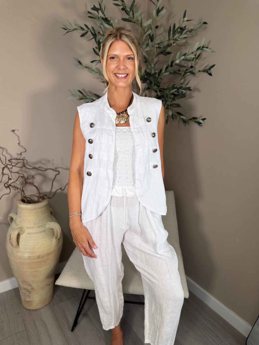 Roma Military Waistcoat
