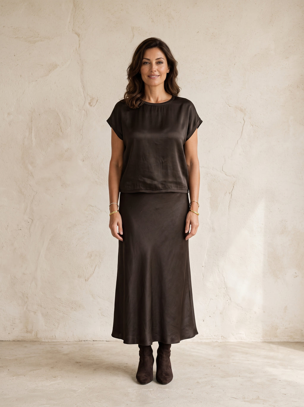 Bromley Satin Top