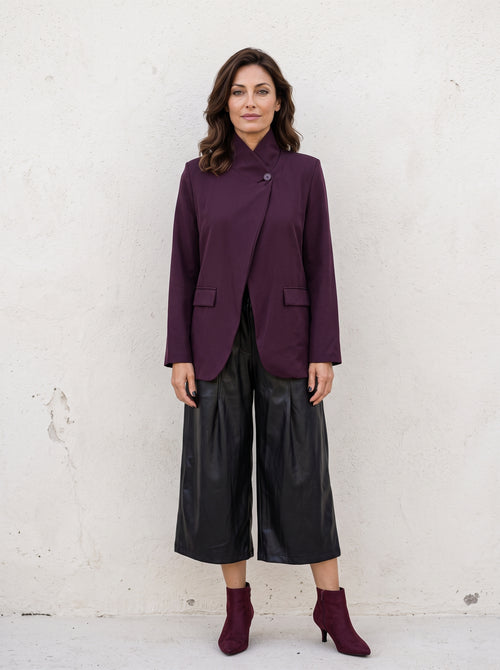 Bromley Funnel Neck Blazer
