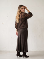 Bromley Satin Slip Skirt
