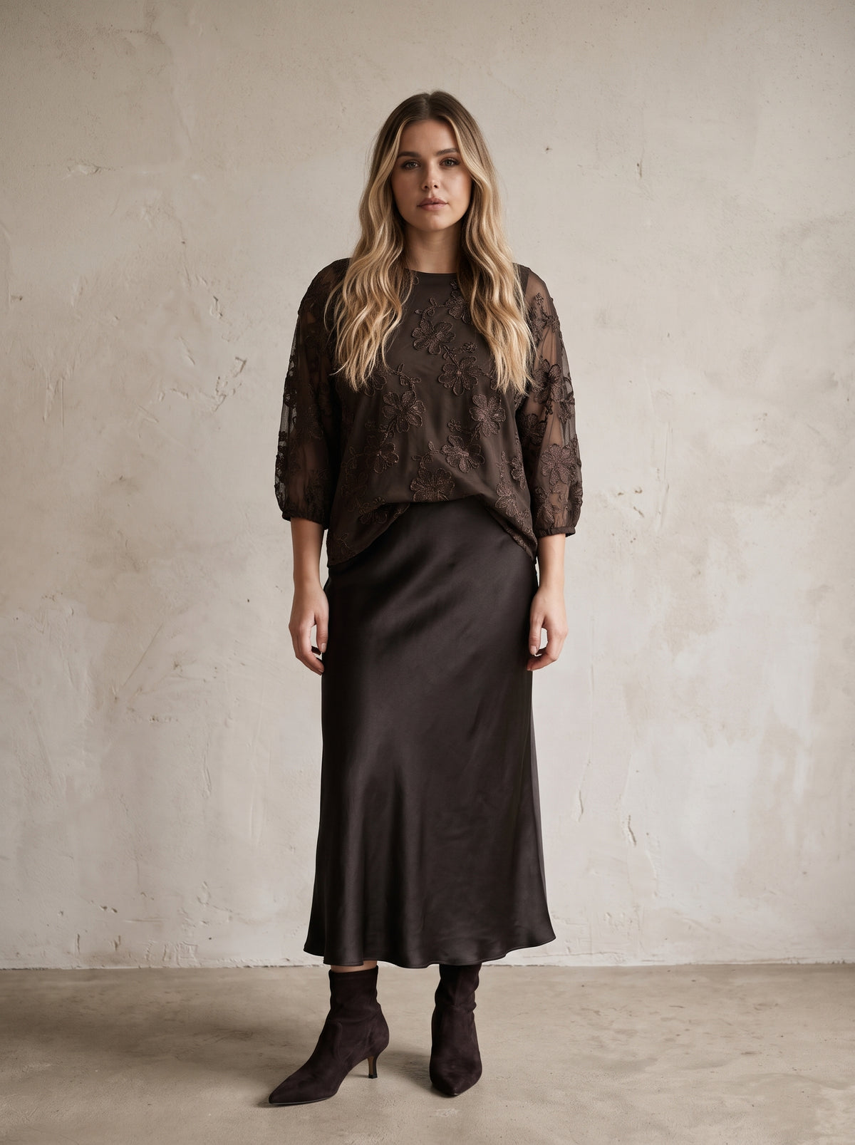 Bromley Satin Slip Skirt