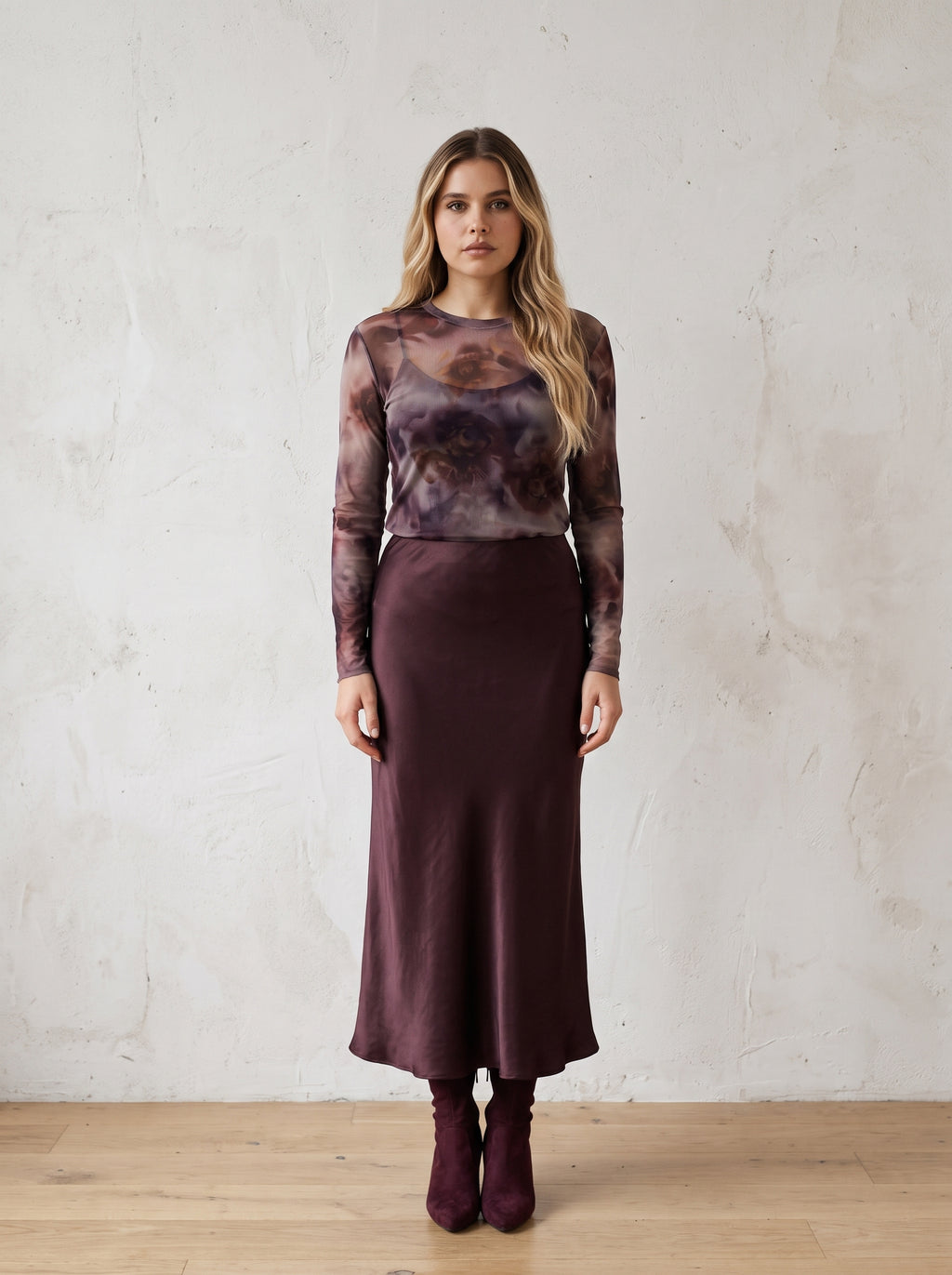 Bromley Satin Slip Skirt