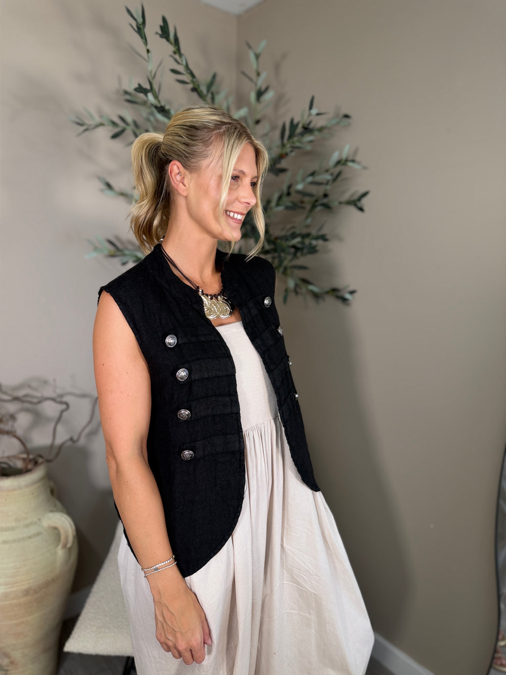 Roma Military Waistcoat