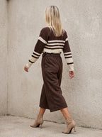 Denver Cropped Faux Suede Trousers