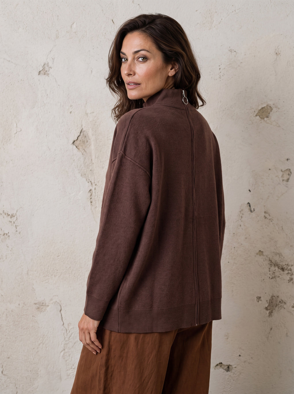 Oxford Zip Knit