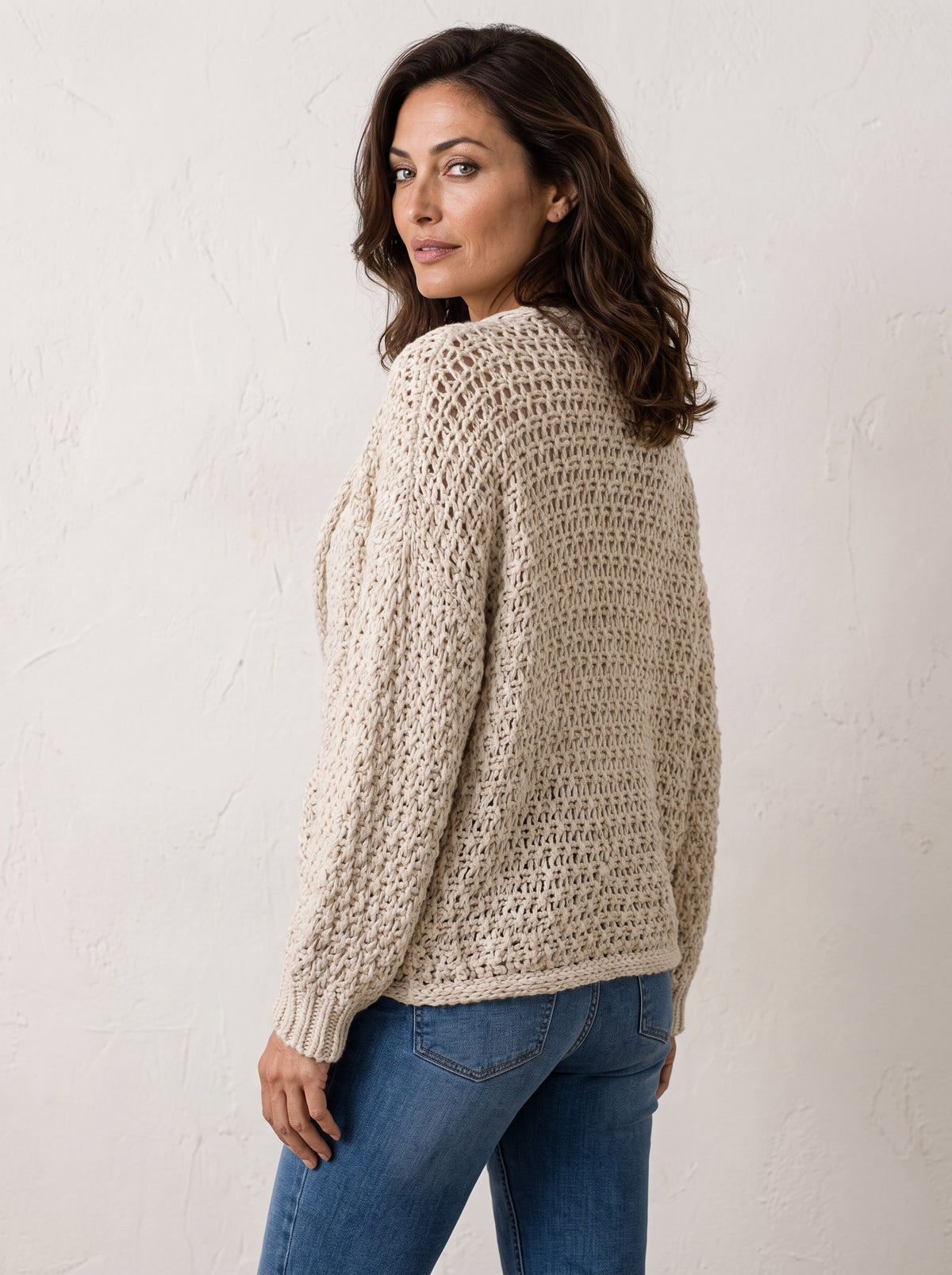Bromley Crochet Cross Front Knit