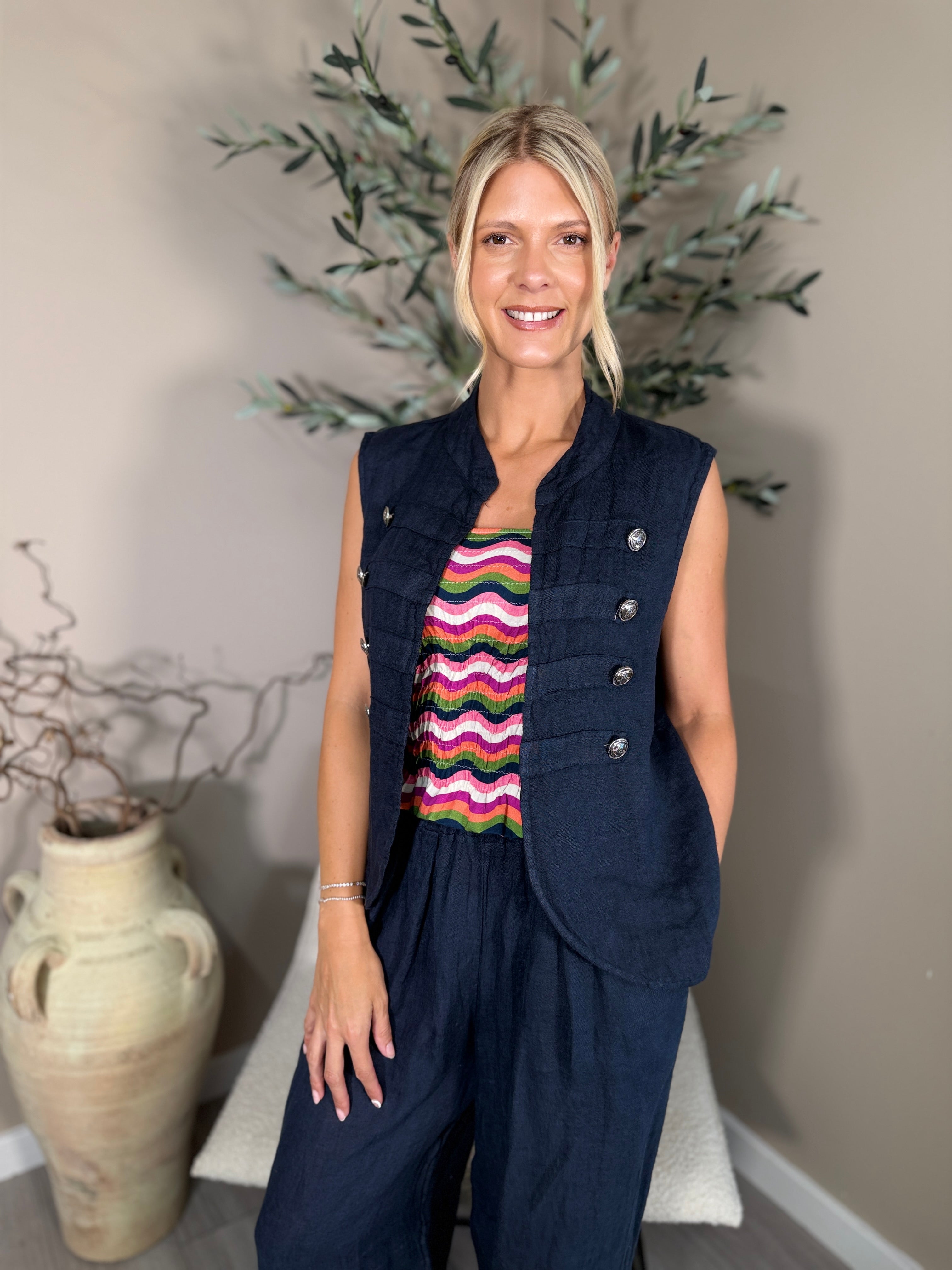 Roma Military Waistcoat