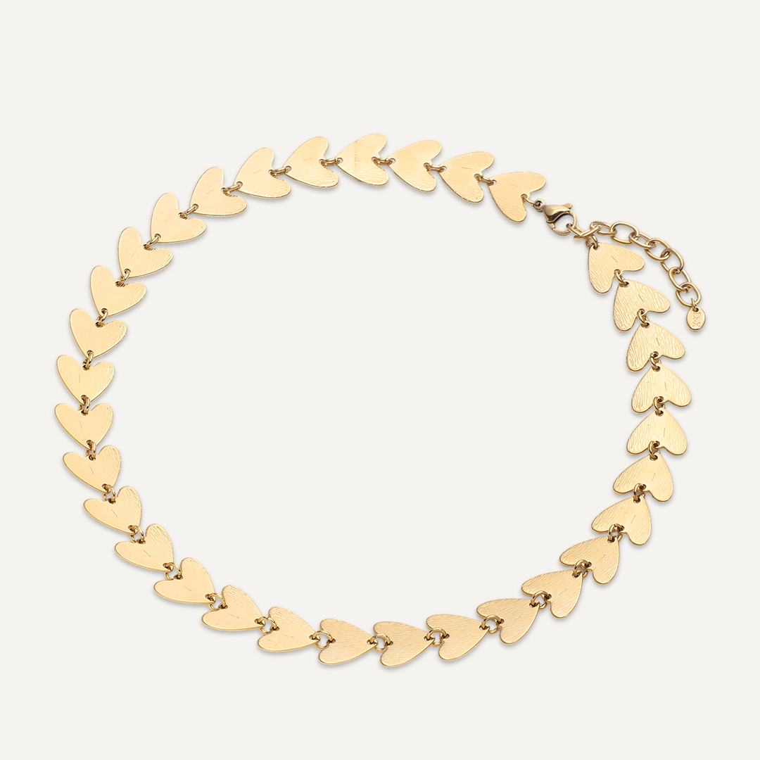 Vibes Tiff Heart Necklace