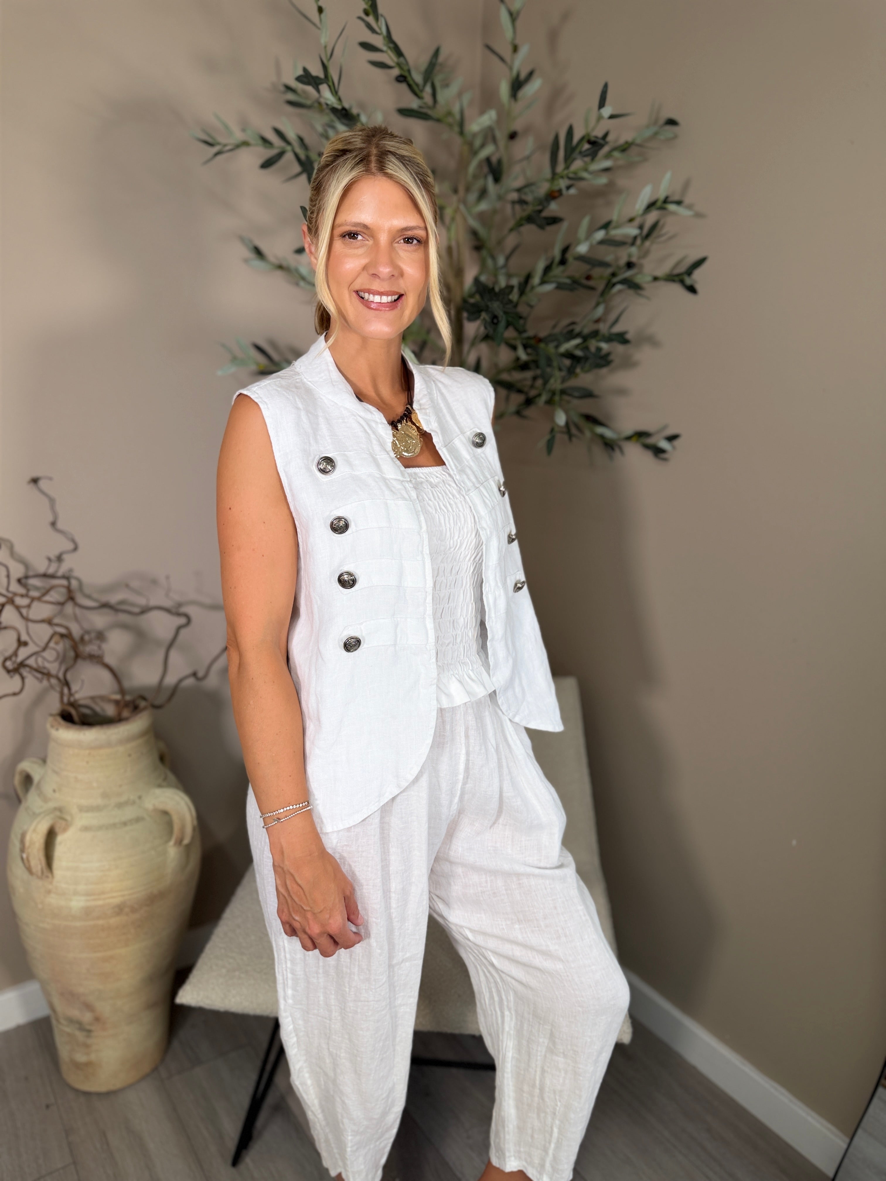 Roma Military Waistcoat