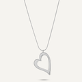 Vibes Lara Long Heart Necklace