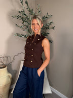 Frontier Knit Zip Waistcoat