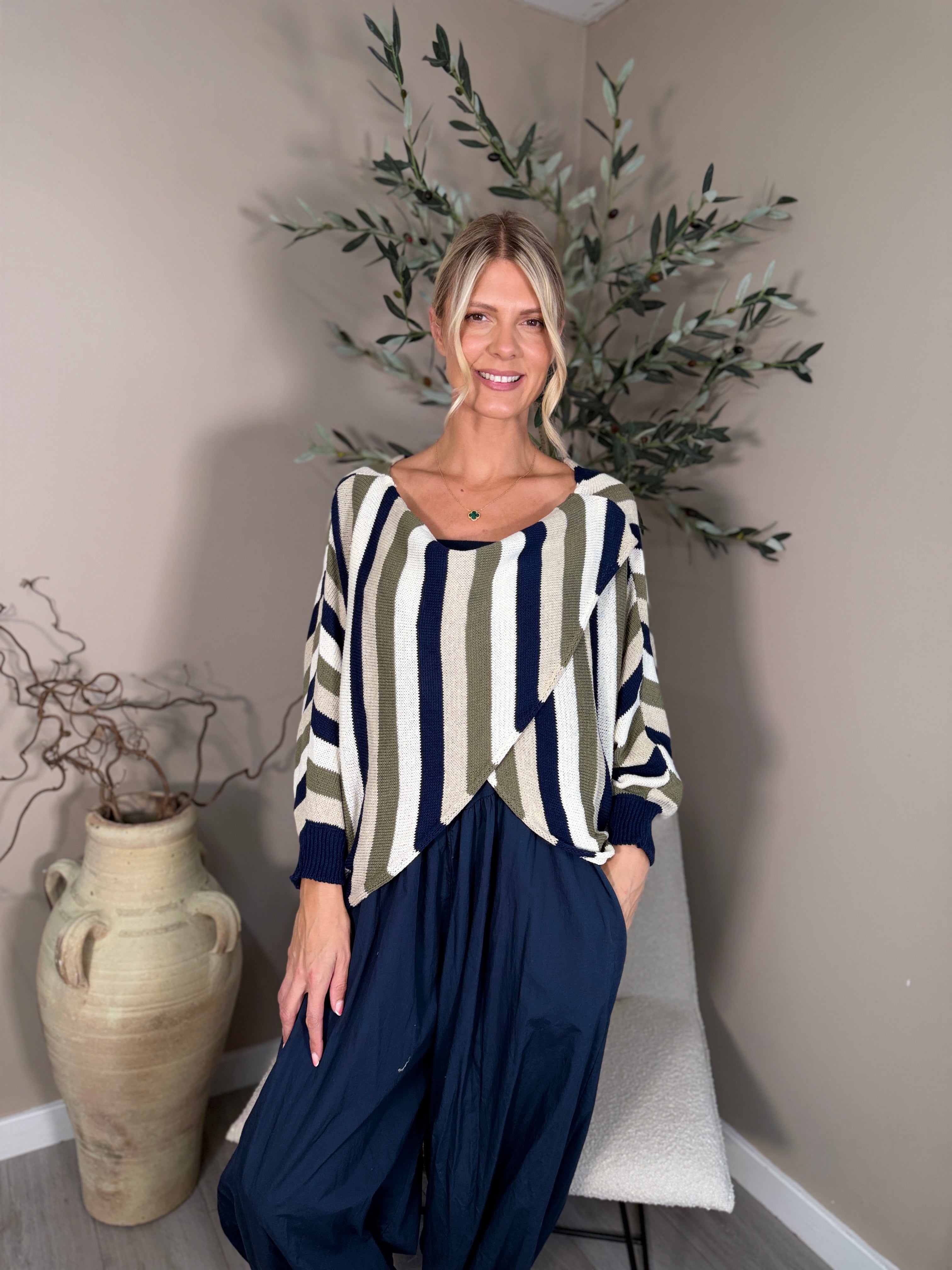 Hamptons Cross Knit