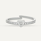 Vibes Lara Crystal Heart Ring