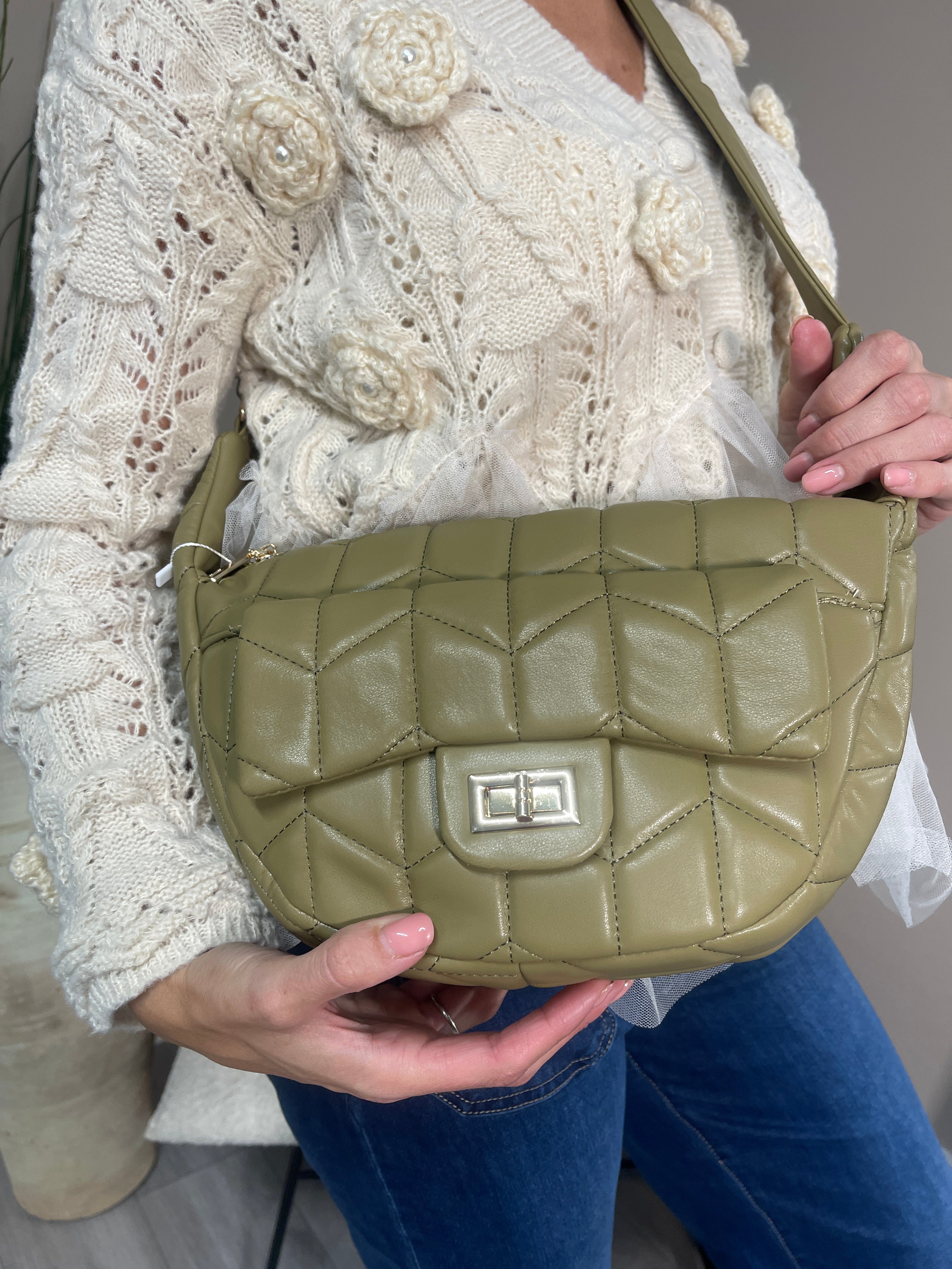Coco Quilted Crossbody Bag