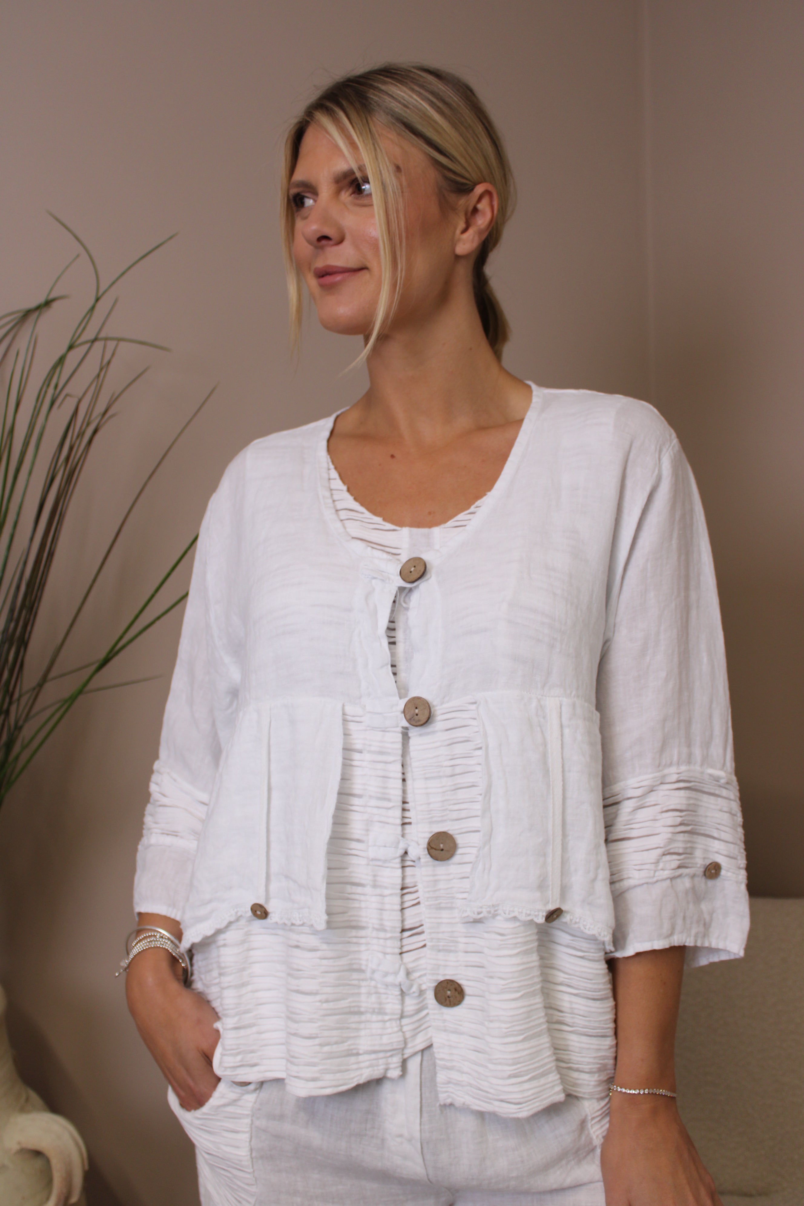 Algarve Linen Jacket