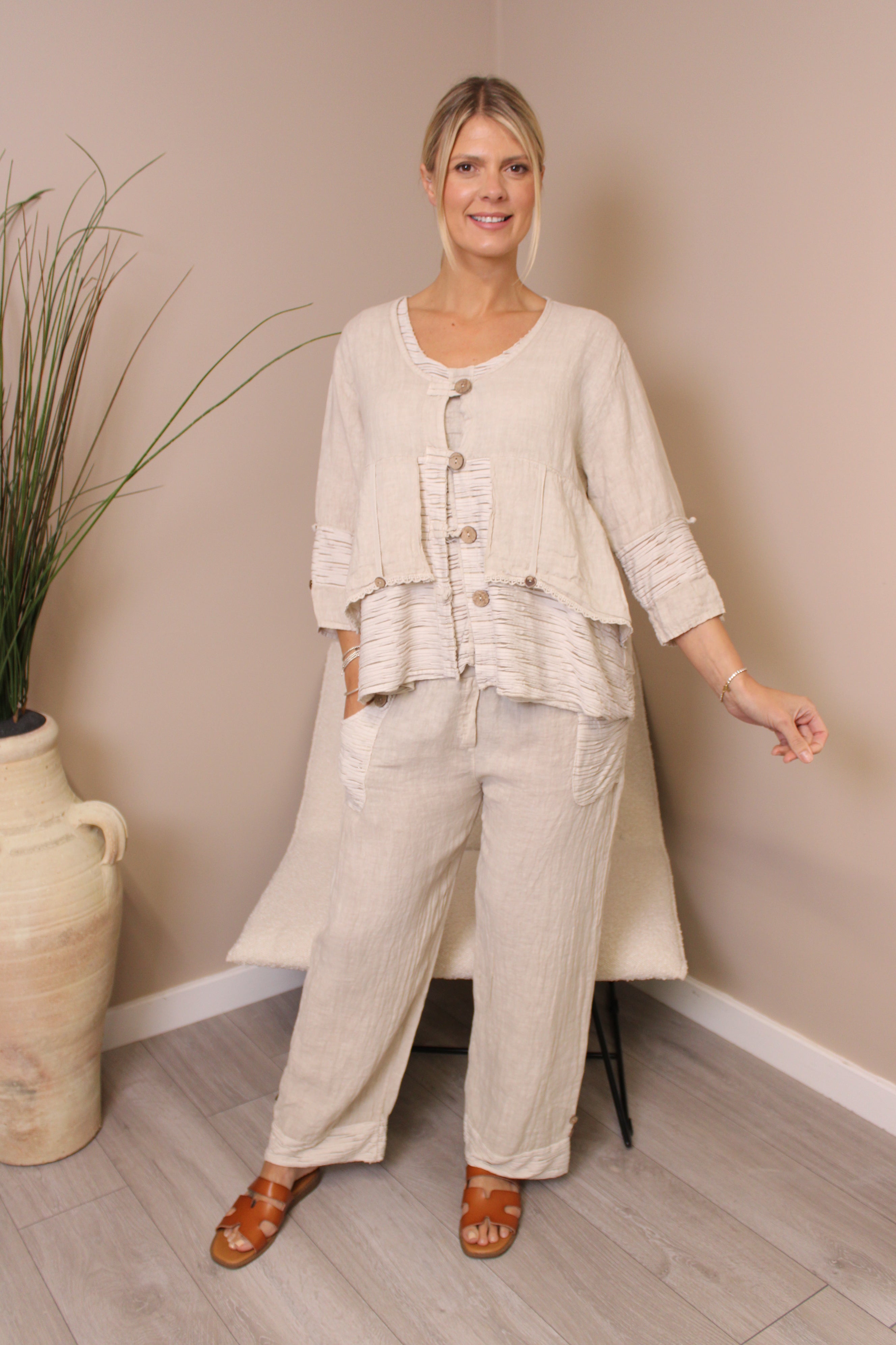 Algarve Linen Trousers