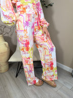 Palma Print Trousers