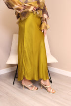 Vienna Silk Slip Skirt