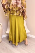 Vienna Silk Slip Skirt
