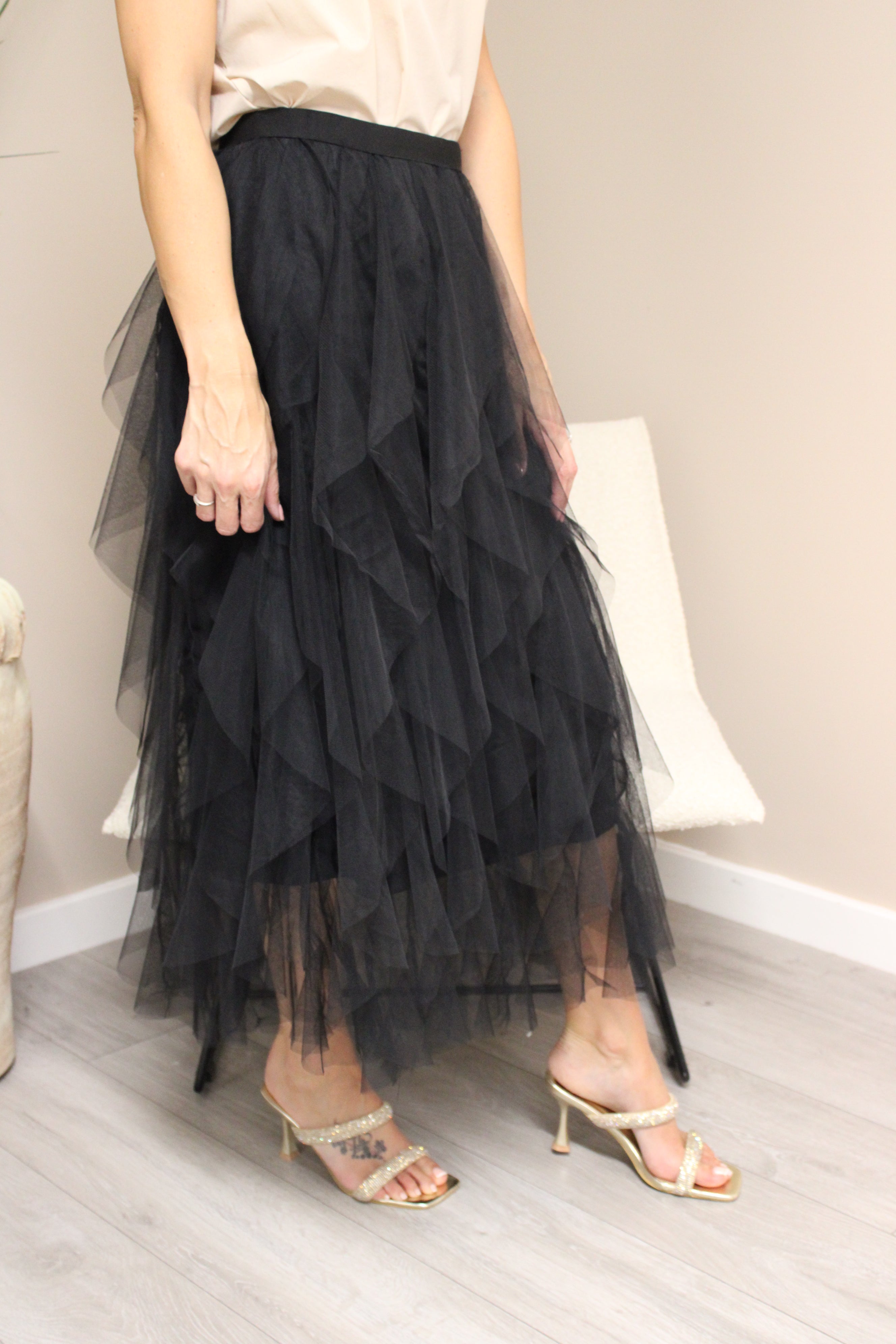 Bromley Net Skirt