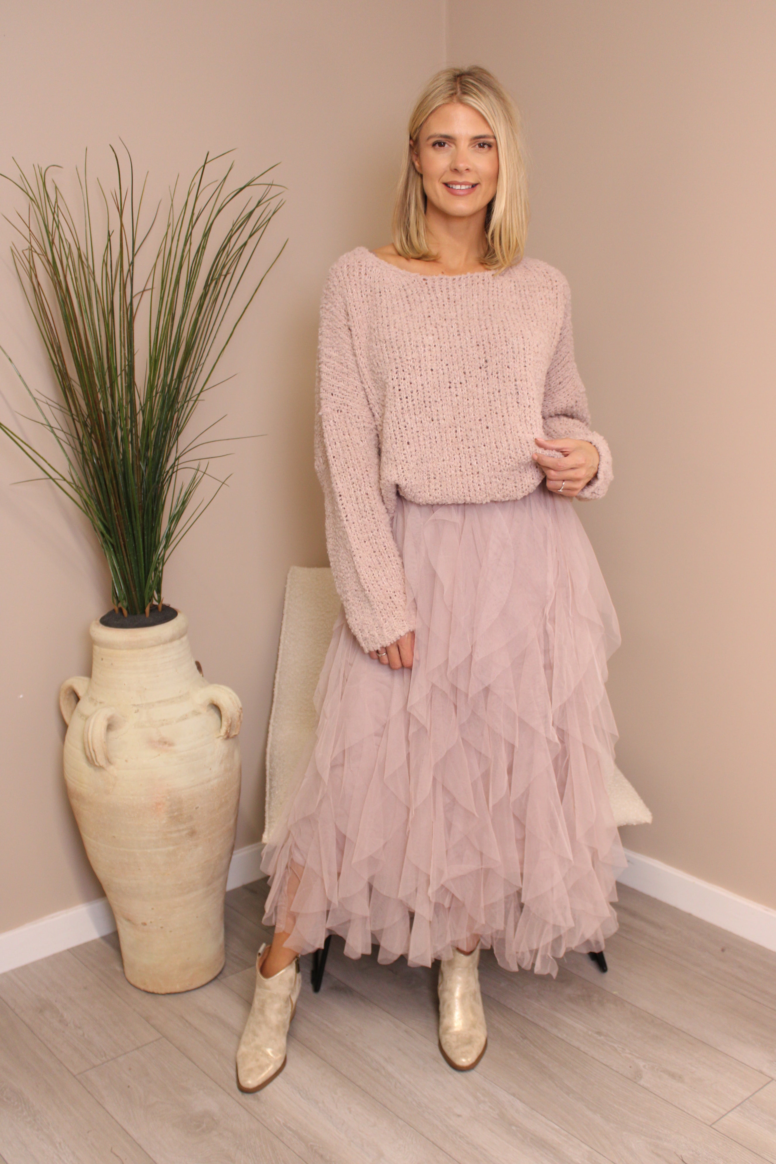 Bromley Net Skirt