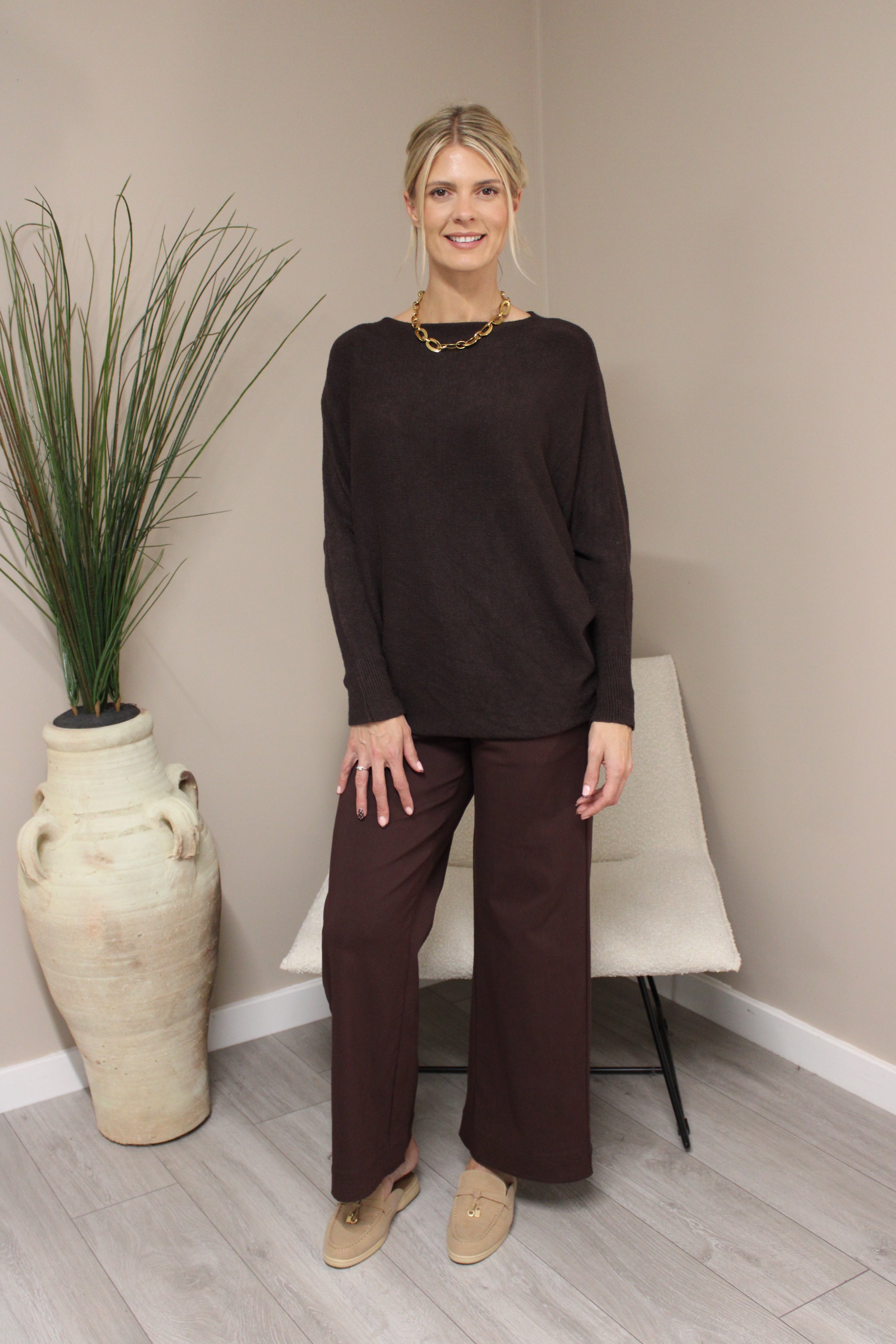 Oxford Batwing Knit