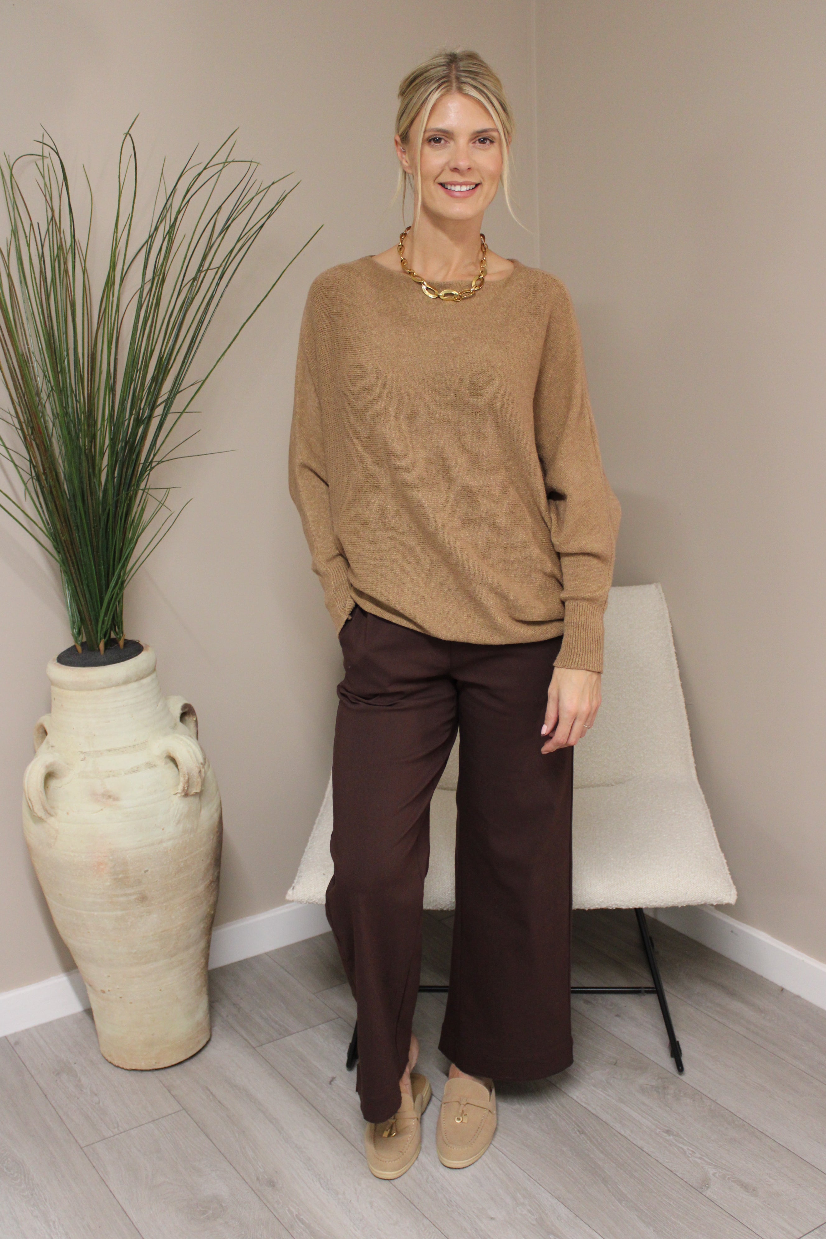 Oxford Batwing Knit