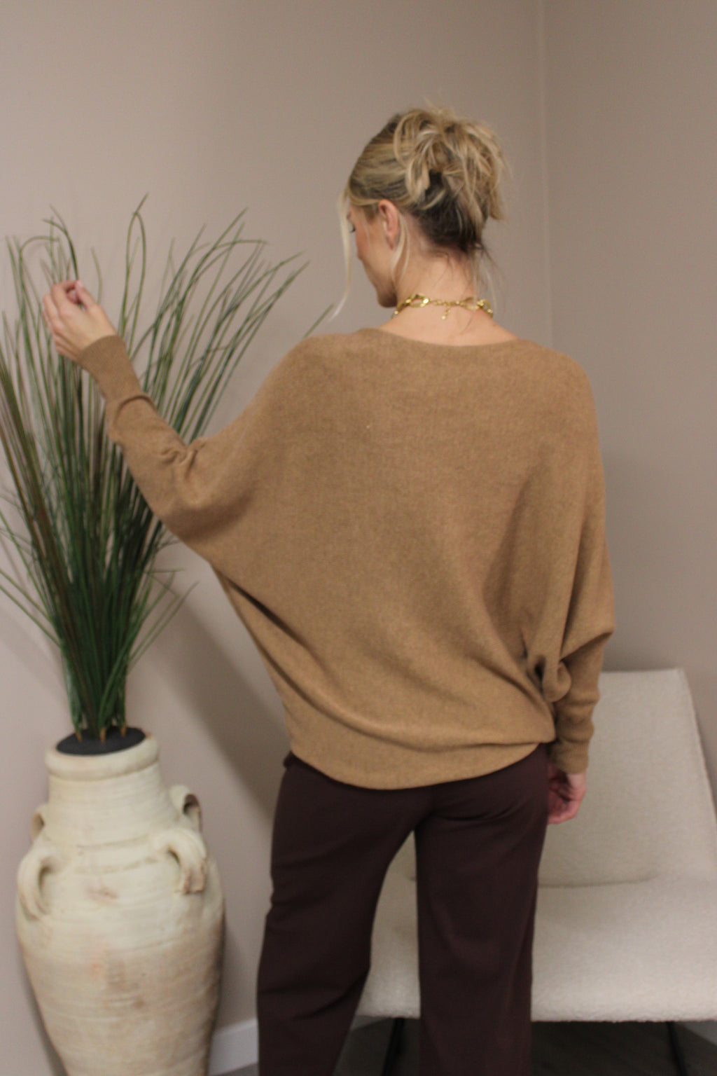 Oxford Batwing Knit