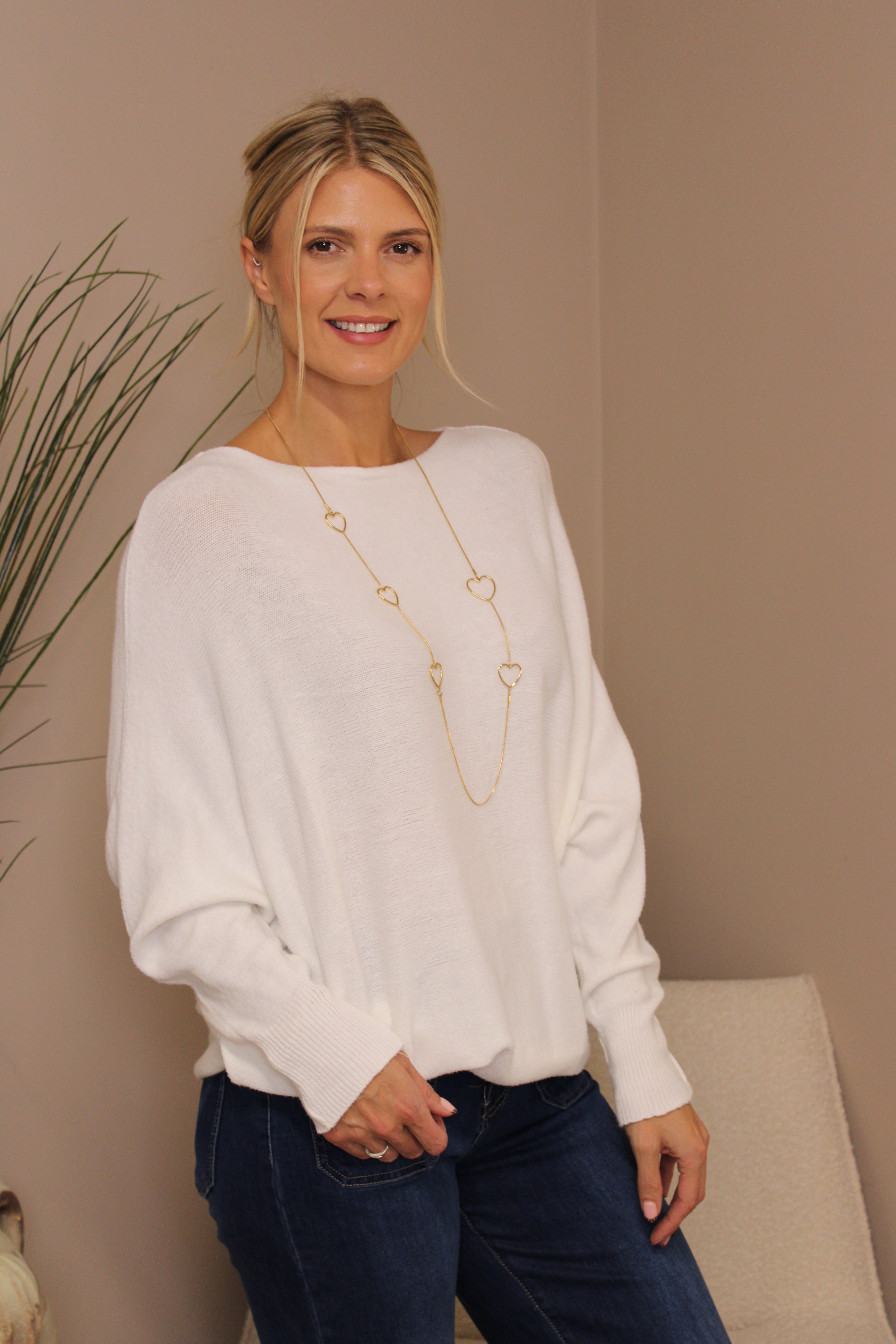 Oxford Batwing Knit