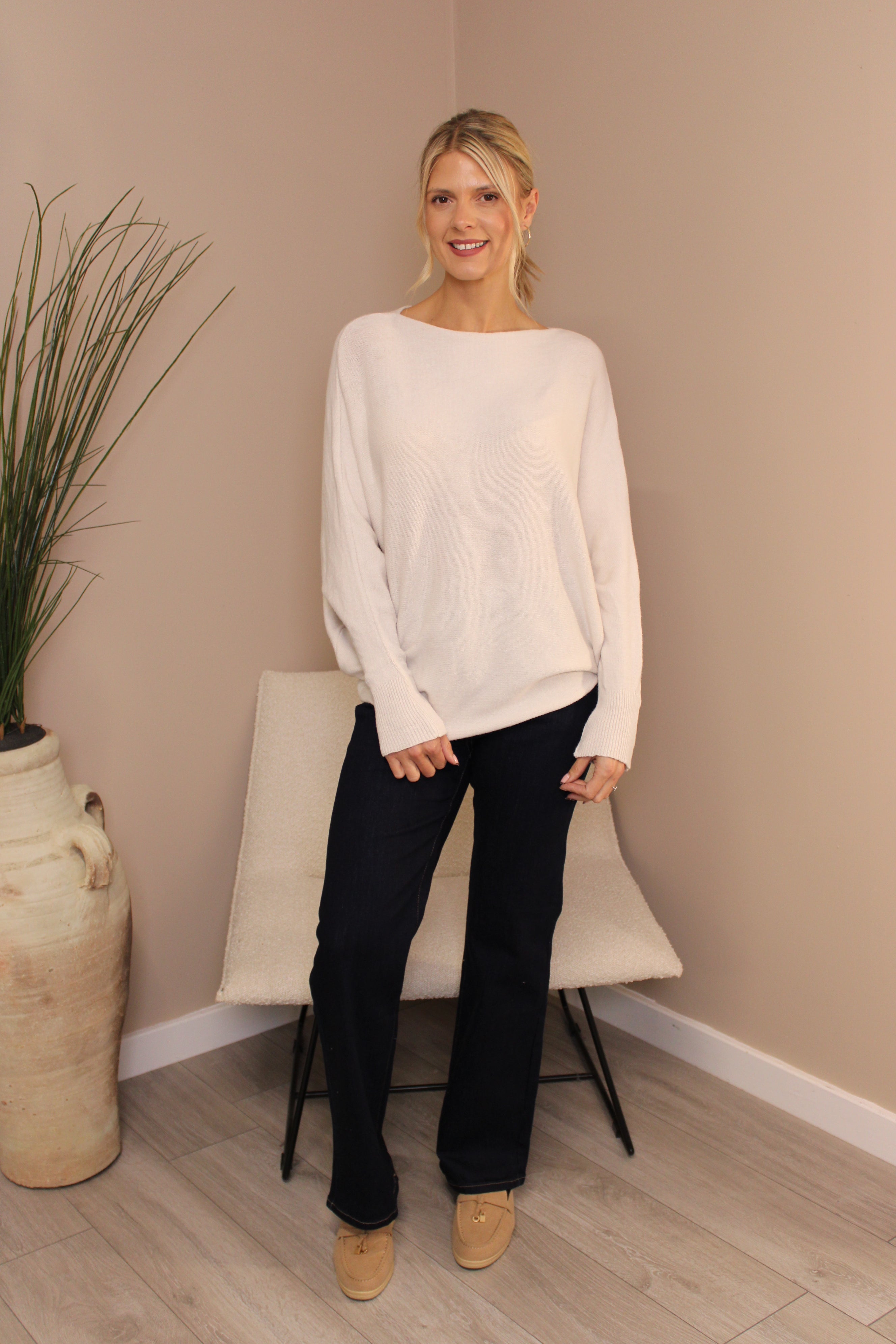 Oxford Batwing Knit