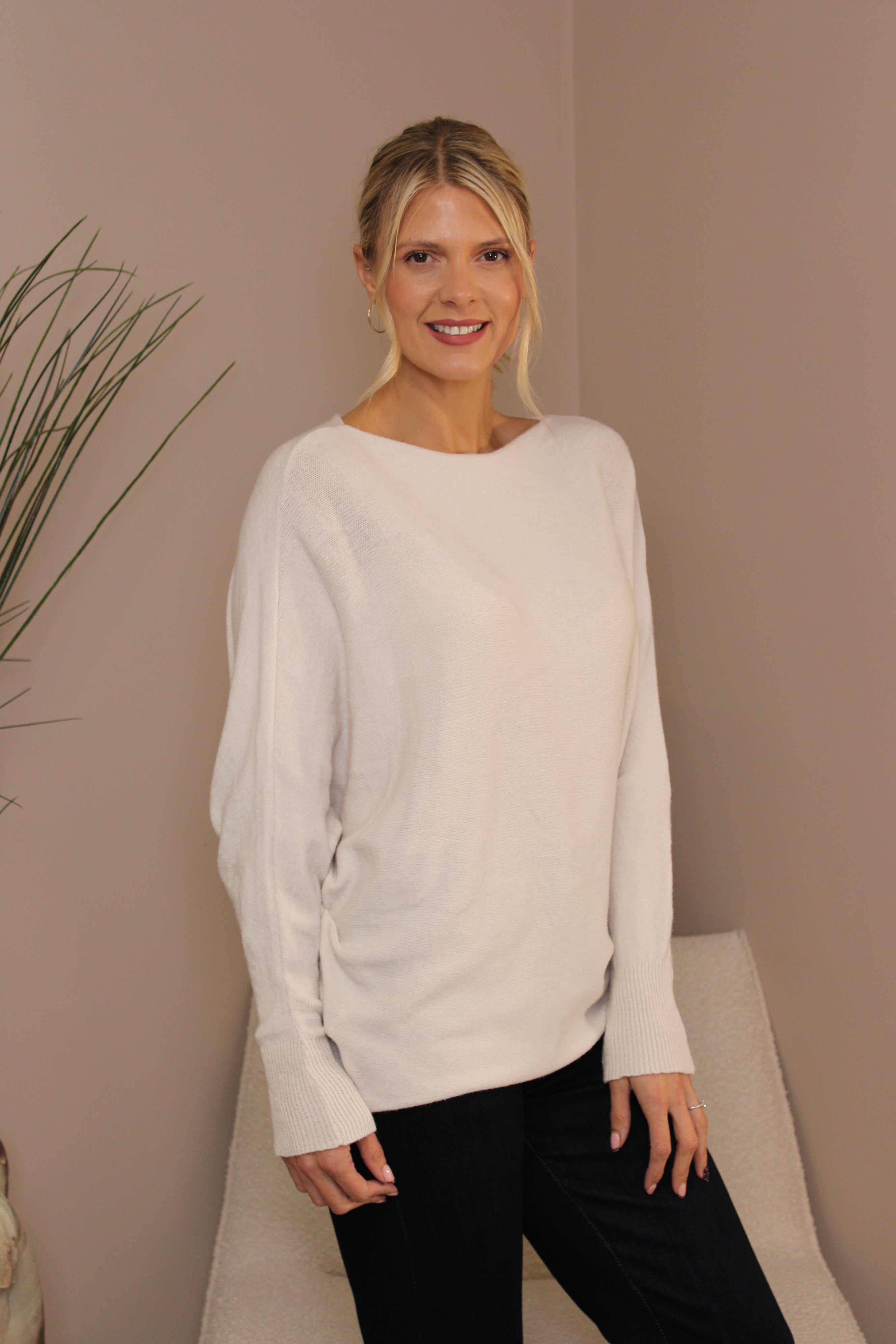 Oxford Batwing Knit